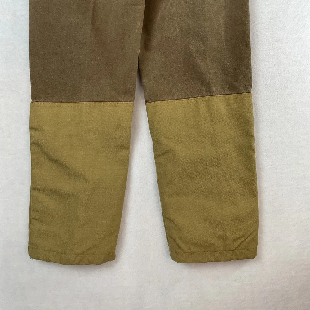 Wrangler Rugged Wear Mens 32x30 Brown Tan Canvas Field Hunting Brush Pants READ